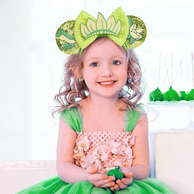 HAMUTH Mouse Ears Headband,Princess Headbands for Women Girls Boys,Princess Decorations for Party Trip Parks Cosplay Costume Accessories