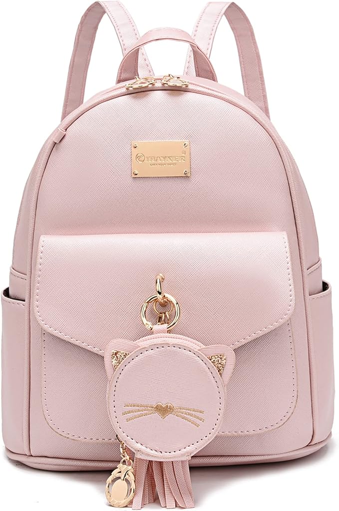 I IHAYNER Girls Fashion Backpack Mini Purse Backpack for Women Small Leather Backpack Purse for Teen Girls with Coin Purse | Backpack Purse, with Coin Purse