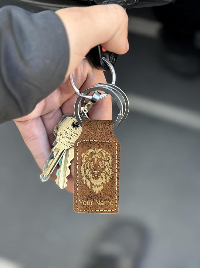 LaserGram Rectangle Keychain, Flag of South Korea, Personalized Engraving Included