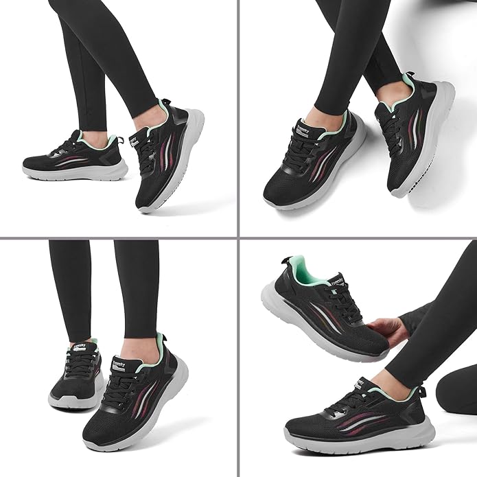 Treesky Non Slip Work Shoes for Women in Food Service - Slip Resistant, Comfortable & Lightweight Sneakers, Suitable for Restaurant, Kitchen & Nursing Crews