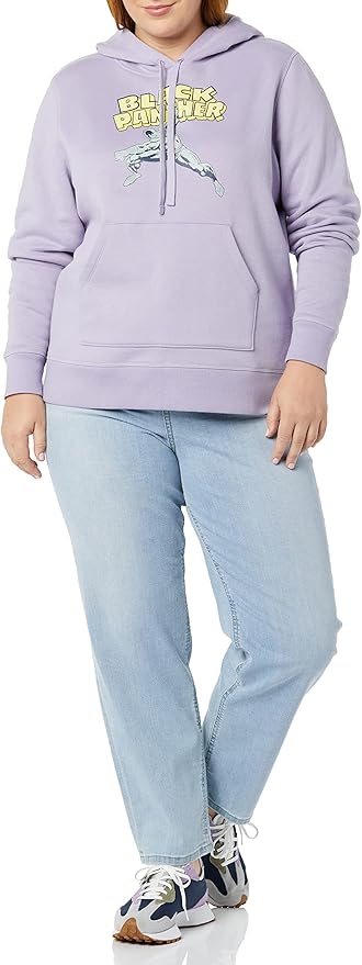 Amazon Essentials Disney | Marvel | Star Wars | Princess Women's Fleece Pullover Hoodie Sweatshirts (Available in Plus Size)