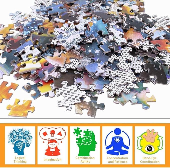 Frankfurt, Germany City Puzzles Art Jigsaw Puzzles 1000 Pieces for Adults - Large Puzzles,for Youth Children Home Decor Brain Challenge Games Fun Family Puzzle Game Toys Gifts