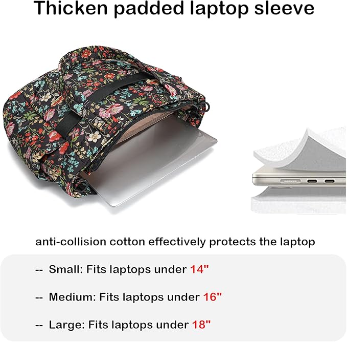 AOCINA Puffer Tote Bag for Women Quilted Work Bag Nurse Bags Women's Shoulder Handbags for Travel Gym Gifts Laptop Purse