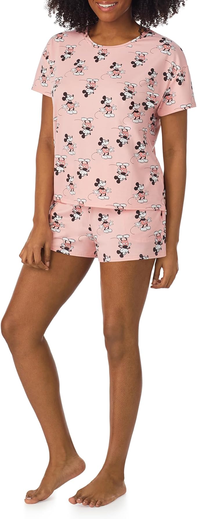 Richard Leeds International Womens Pajama Sets Disney | Hello Kitty |Snoopy Soft Stretch 2 Piece Short Lounge Sets for Women