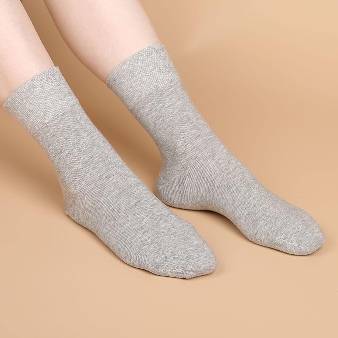 FGZ Women Thin Cotton Socks Soft Cozy Socks Cute Ankle Crew Socks 5 Pairs