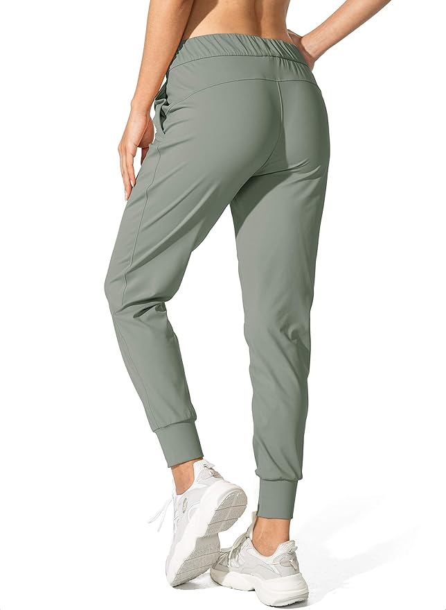 SANTINY Women's Joggers Pants Pockets Drawstring Running Sweatpants for Women Lounge Workout Jogging