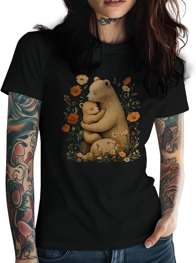 Cute Graphic T-Shirts for Women Crewneck Short Sleeve Tees Vintage Y2K Tops Loose Casual Summer Boho Outfits