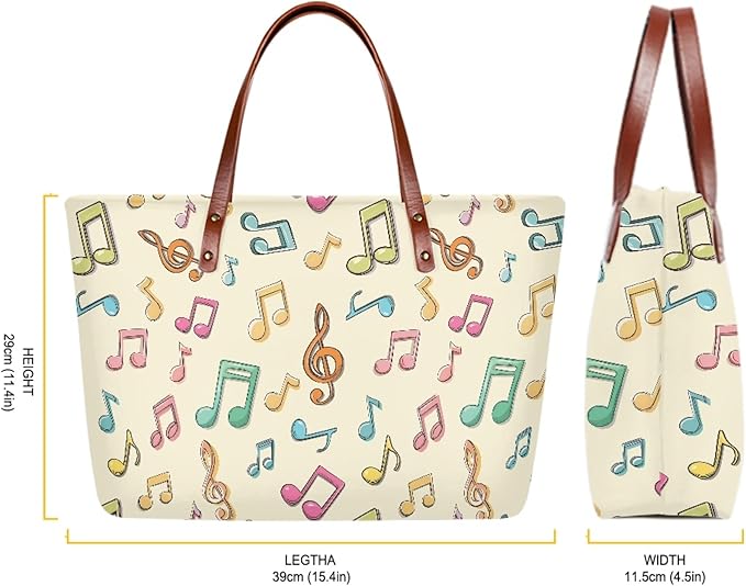 Womens Zip Up Tote Handbag Daisy Print Large Capacity Tote Purse Handbag Big Tote Bag Purse For Work Laptop