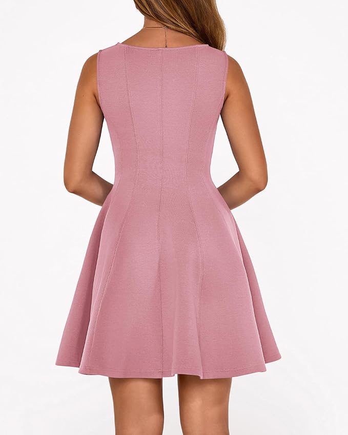 BTFBM Spring Dresses for Women 2026 Elegant Classy A Line Casual Graduation Business Work Party Cocktail Short Dress