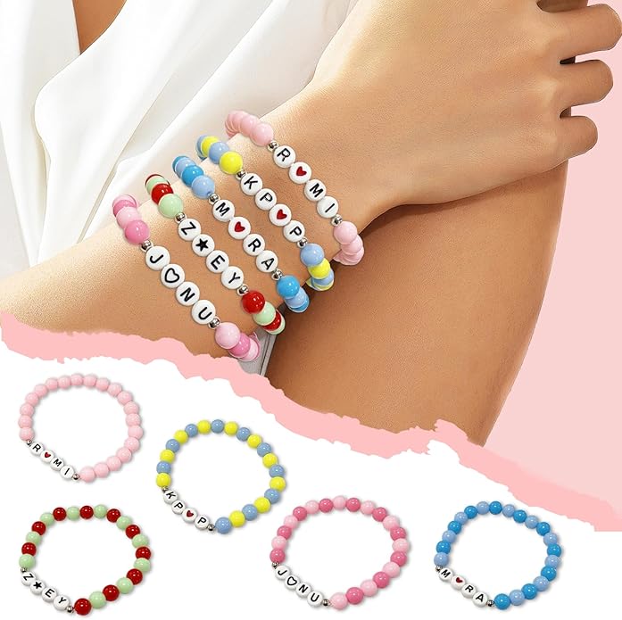 Annymall Korea-Pop Inspired Merch toys Bracelets Sets for Women, Korea-Pop Bracelet Friendship Jewelry, for Huntrix Merchandise for Rumi Mira Zoey Fans Christmas Gifts Cosplay Outfits Decor
