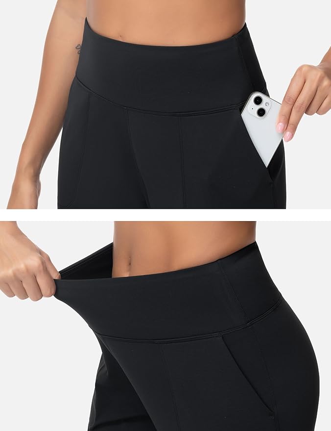 THE GYM PEOPLE Women's Joggers Pants Lightweight Athletic Leggings Tapered Lounge Pants for Workout, Yoga, Running