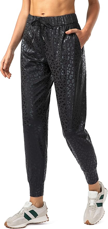 SANTINY Women's Joggers Pants Pockets Drawstring Running Sweatpants for Women Lounge Workout Jogging