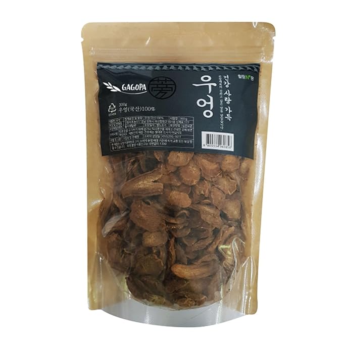 GAGOPA Dried and Roasted Burdock Root – 100% Korean Burdock, Premium Herbal Tea Ingredient, Earthy Smooth Flavor, Pure with Rich Flavor 300g