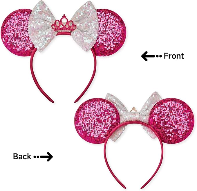 Eisyaa Mouse Ears Bow Headbands
