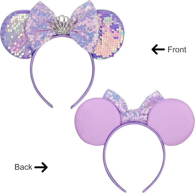Eisyaa Mouse Ears Bow Headbands