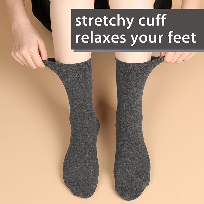FGZ Women Thin Cotton Socks Soft Cozy Socks Cute Ankle Crew Socks 5 Pairs