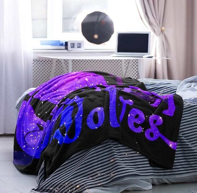 Turelos Wolf Gifts Blanket for Girls, Wolves Gift for Women, Wolf Themed Gifts/Stuff for Wolf Lover Blanket 50x40in