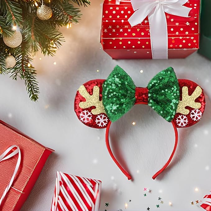 Eisyaa Mouse Ears Bow Headbands