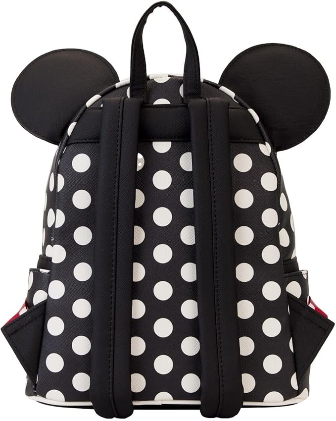 Loungefly Minnie Mouse Rocks the Dots Classic Mini Backpack | Disney Backpacks Standard