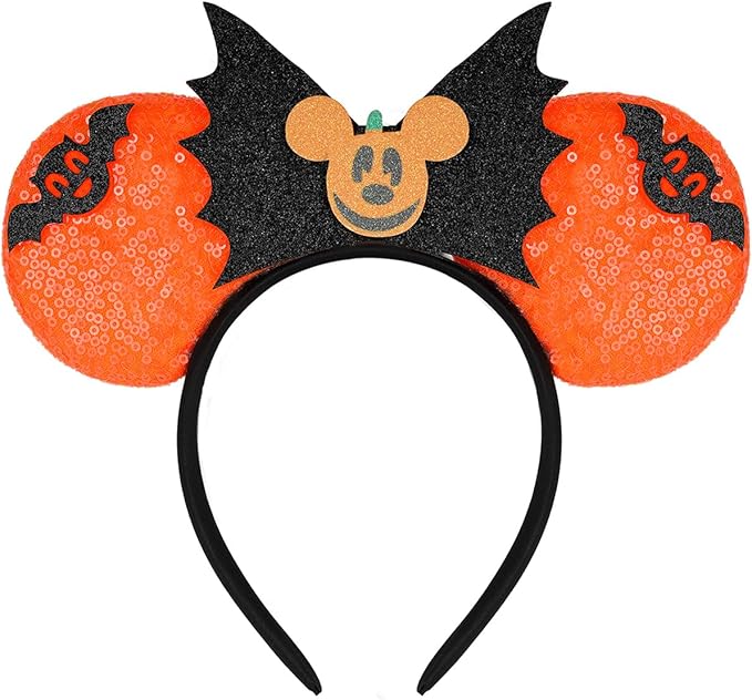 FANYITY Mouse Ears, Sequin Mouse Ears Headband for Boys Girls Women