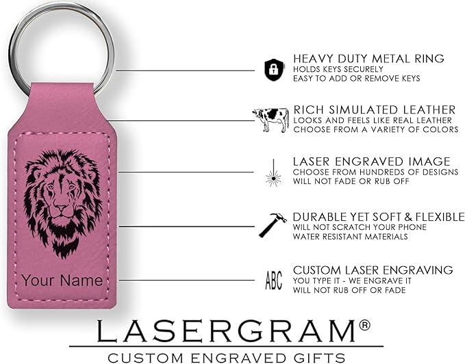 LaserGram Rectangle Keychain, Flag of South Korea, Personalized Engraving Included