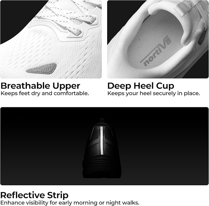 NORTIV 8 Women's Hands Free Slip On Walking Running Shoes Cushion Comfortable Tennis Shoes Non-Slip Workout Gym Sports Athletic Fashion Sneakers