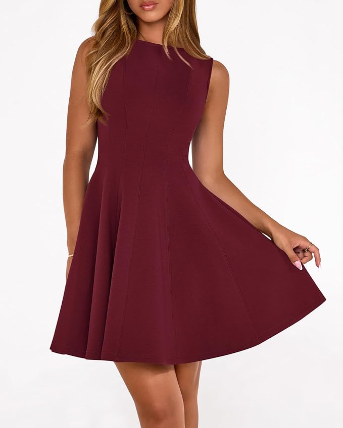 BTFBM Spring Dresses for Women 2026 Elegant Classy A Line Casual Graduation Business Work Party Cocktail Short Dress