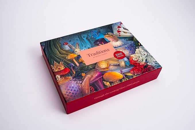 MOSAIC PUZZLES Through The Looking Glass Puzzles for Adults - Premium Jigsaw Puzzles, 1000 Pieces