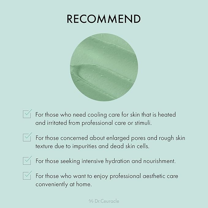 leegeehaam Dr.Ceuracle Expert Spirulina Cooling Modeling Face Mask - Korean Skincare Jelly Face Mask for Glass Glow Skin, DIY Home Spa (1kg / 35.24 oz.)