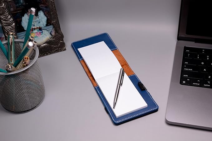 LaserGram Mini Padfolio with Notepad and Pen, CNA Certified Nurse Assistant, Personalized Engraving Included (Dark Blue)