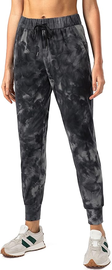 SANTINY Women's Joggers Pants Pockets Drawstring Running Sweatpants for Women Lounge Workout Jogging