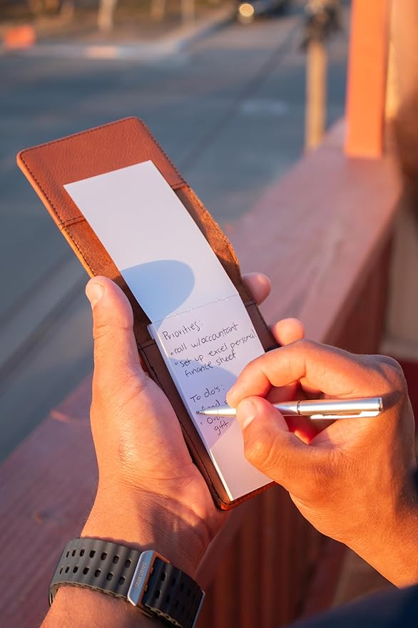 LaserGram Mini Padfolio with Notepad and Pen, CNA Certified Nurse Assistant, Personalized Engraving Included (Carbon Fiber Red)
