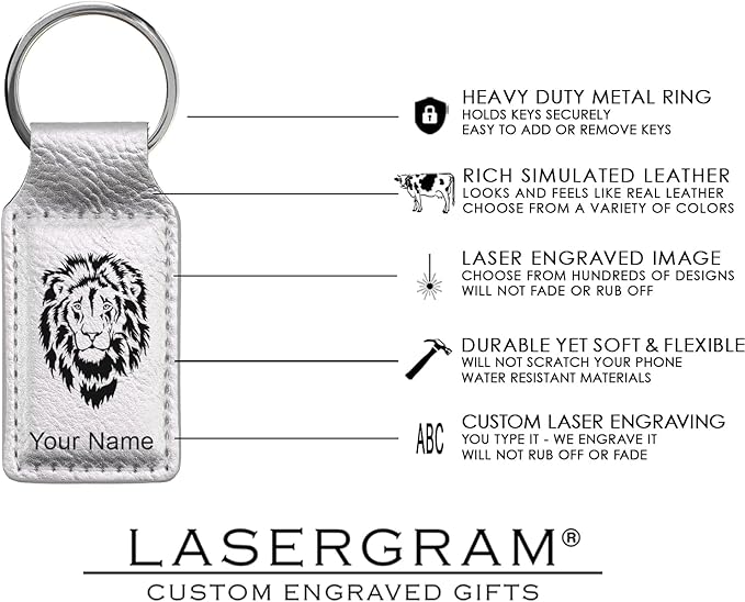 LaserGram Rectangle Keychain, Flag of South Korea, Personalized Engraving Included