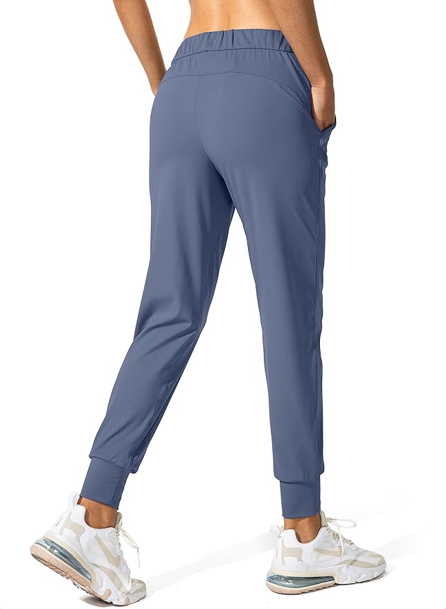 SANTINY Women's Joggers Pants Pockets Drawstring Running Sweatpants for Women Lounge Workout Jogging