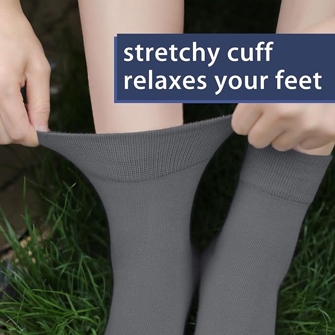 FGZ Women Thin Cotton Socks Soft Cozy Socks Cute Ankle Crew Socks 5 Pairs