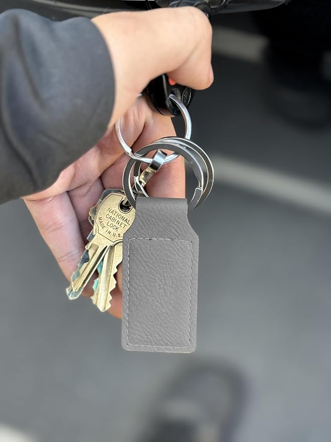 LaserGram Rectangle Keychain, Flag of South Korea, Personalized Engraving Included