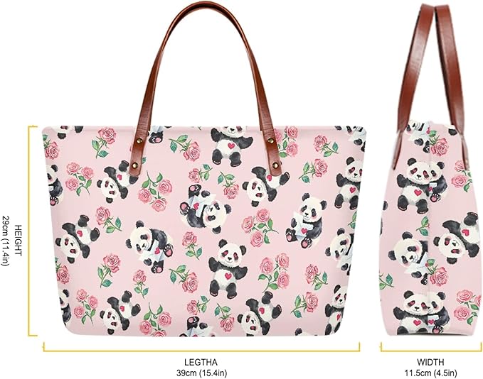 Womens Zip Up Tote Handbag Daisy Print Large Capacity Tote Purse Handbag Big Tote Bag Purse For Work Laptop