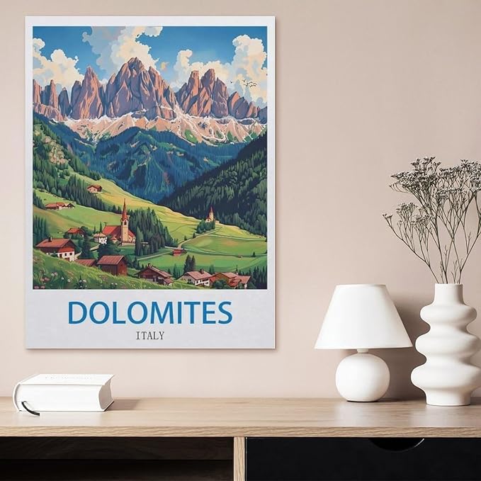 Dolomites Italy，Paper Jigsaw Puzzle 1000 Pieces Adult Toys Decompression Game（50x70cm）-CI77