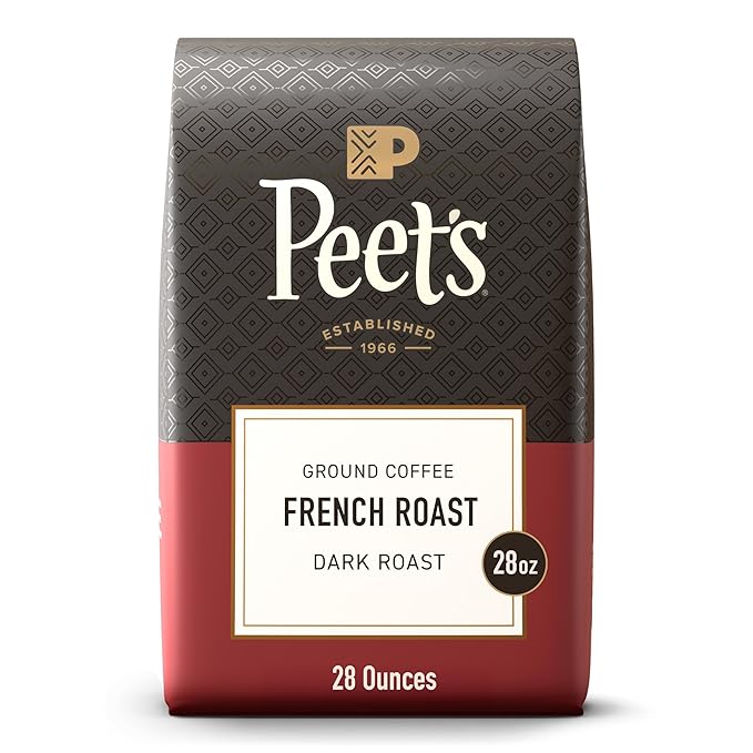 Peet's Coffee, Dark Roast Ground Coffee - French Roast 28 Ounce Bag