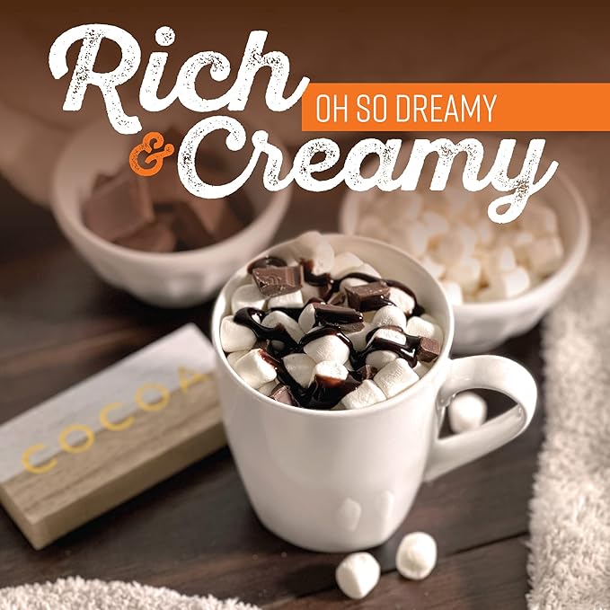 Two Rivers Coffee Hot Chocolate Pods Single Serve Cocoa Variety Sampler Pack Compatible with 2.0 Keurig K-Cup Brewers, 40 Count