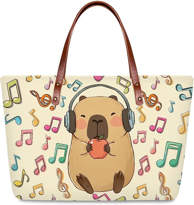 Womens Zip Up Tote Handbag Daisy Print Large Capacity Tote Purse Handbag Big Tote Bag Purse For Work Laptop