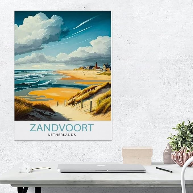 Jigsaw Puzzle 1000 Pieces for Adults，Zandvoort Netherlands，Teens Boys Girls Puzzles Premium Quality Fun Family Challenging Puzzles for Birthday（38x26cm）-BJ29