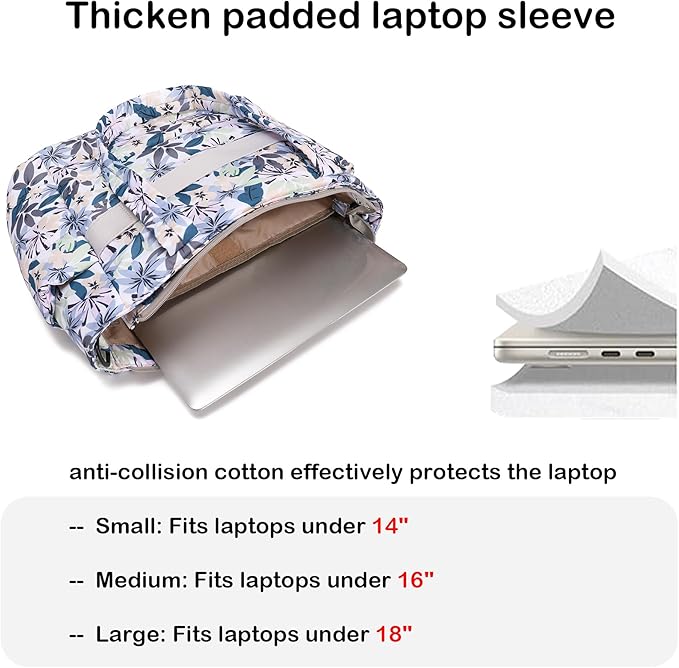 AOCINA Puffer Tote Bag for Women Quilted Work Bag Nurse Bags Women's Shoulder Handbags for Travel Gym Gifts Laptop Purse