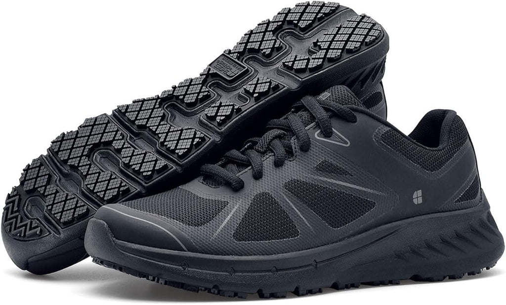 Shoes for Crews Women's Slip-Resistant Work Sneakers - Comfortable, Lightweight, Water-Resistant & Non-Slip Safety Shoes for Women - Ideal for Food Service, Healthcare, Retail & More - Vitality II
