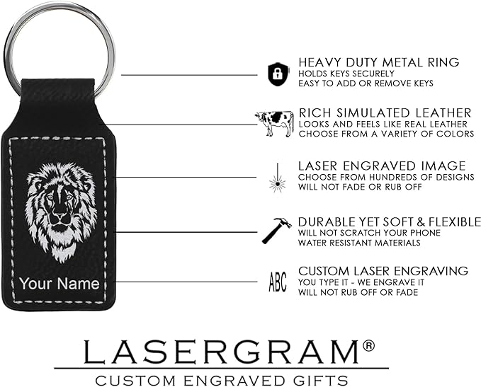 LaserGram Rectangle Keychain, Flag of South Korea, Personalized Engraving Included