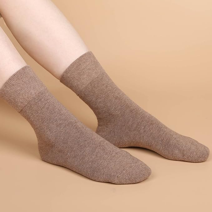 FGZ Women Thin Cotton Socks Soft Cozy Socks Cute Ankle Crew Socks 5 Pairs