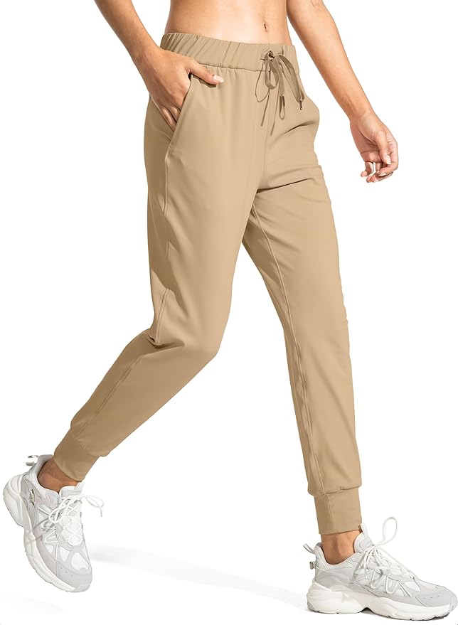 SANTINY Women's Joggers Pants Pockets Drawstring Running Sweatpants for Women Lounge Workout Jogging