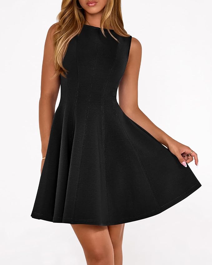 BTFBM Spring Dresses for Women 2026 Elegant Classy A Line Casual Graduation Business Work Party Cocktail Short Dress