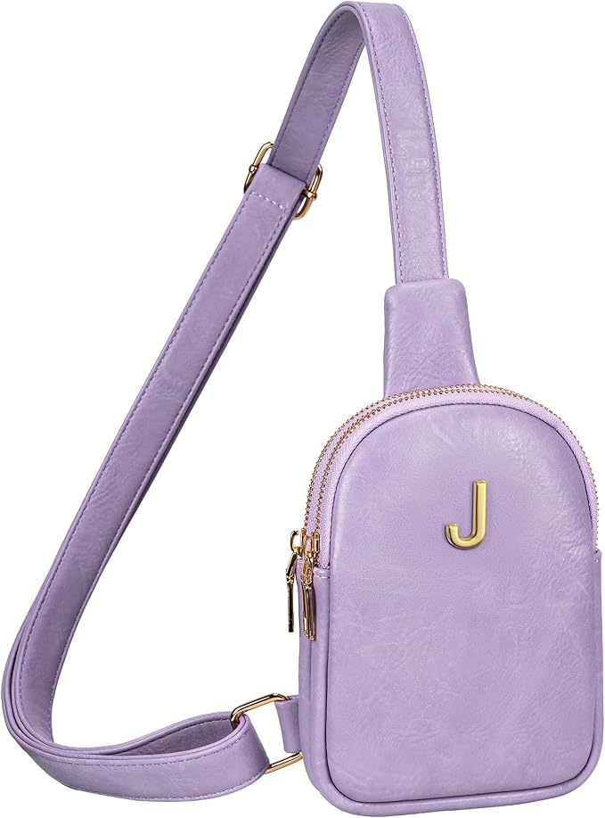 Gifts for Preteens Teen Girls, Sling Purse with Initial Letter for 8 9 10 11 12 13 14 15 16 Year Old Girls, Mini Crossbody Bags for Teen Girls, Tween Girls Trendy Stuff, Travel Essentials