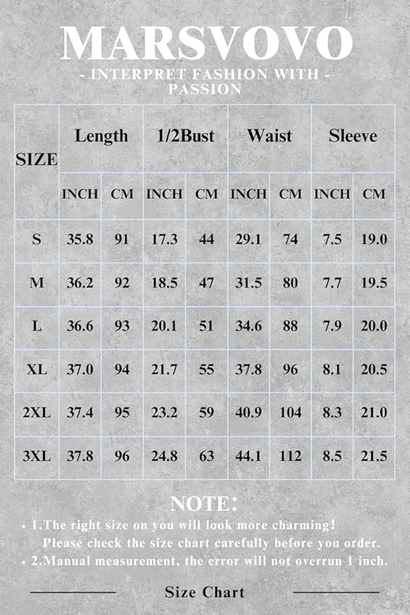 MARSVOVO Vintage Retro Shirt Dress for Women Short Sleeve Button Down Tie Waist Elegant Smocked Knee Length Dress